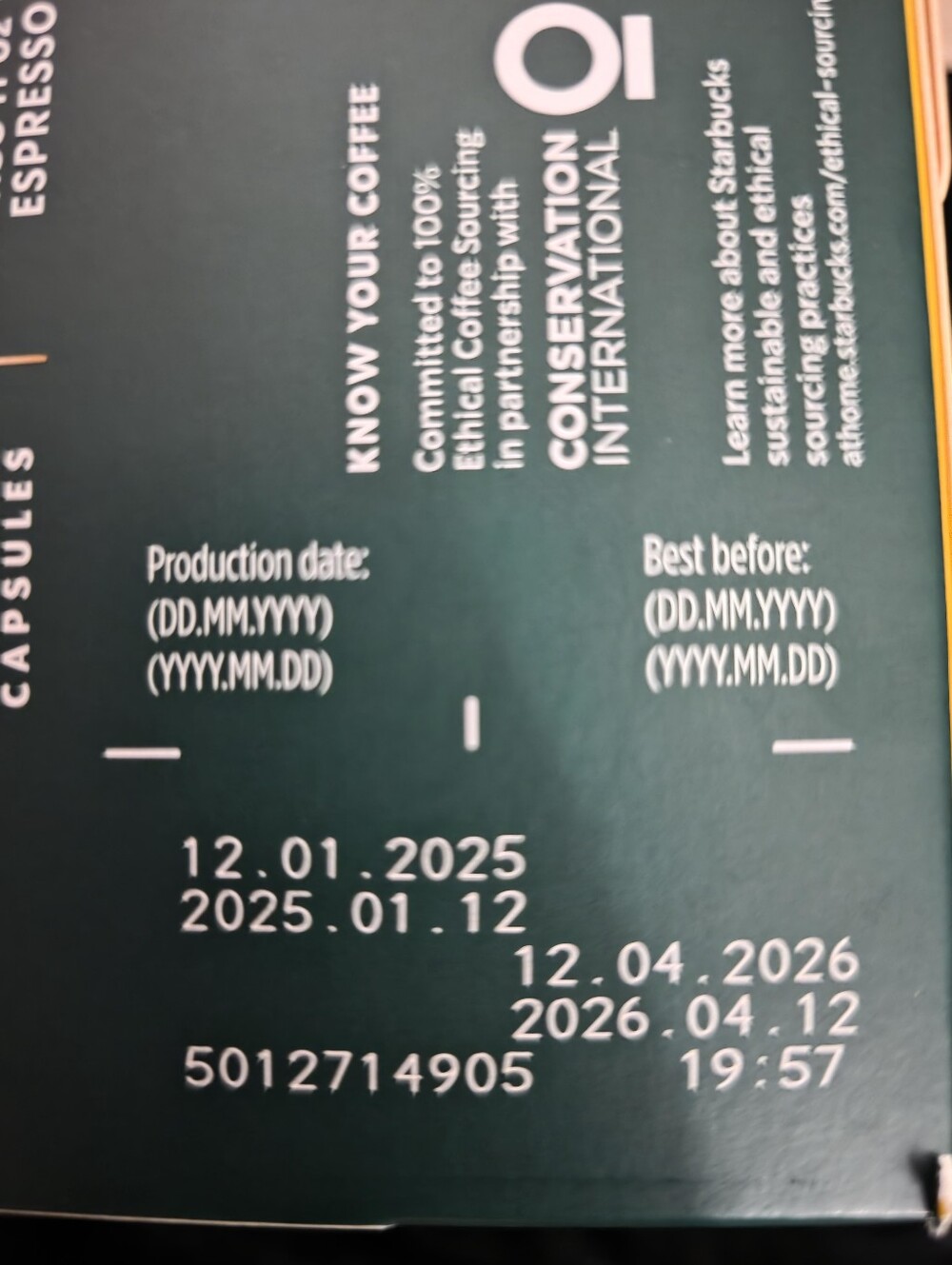 Starbucks 20 Count For Nespresso Vertuo, Blonde Espresso Roast Coffee - Picture 4 of 7